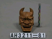 藏品(面具─鬼面)的圖片